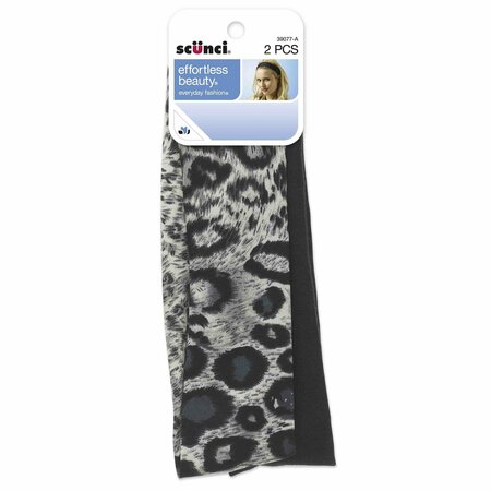 SCUNCI Headwraps Prints /Solid, 2PK 593346